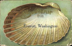 Souvenir From Everett Washington Postcard Postcard