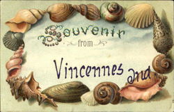 Souvenir From Vincennes Indiana Postcard Postcard