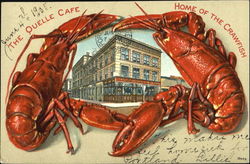 The Quelle Cafe Home Of The Crawfish Portland, OR Postcard Postcard