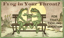 Frog In Your Throat? Postcard