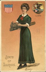 State Of Illinois Postcard