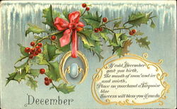 December Astrology & Zodiac Postcard Postcard