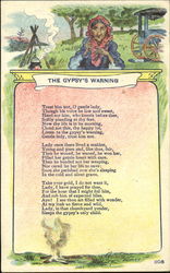 The Gypsy's Warning Postcard