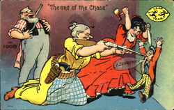 The End Of The Chase Postcard