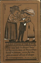 Leap Year Etiquette Postcard