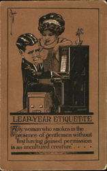 Leap Year Etiquette Postcard