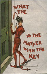 Why The Is The Matter With The Key Devils Postcard Postcard