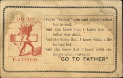 Go To Father Devils Postcard Postcard