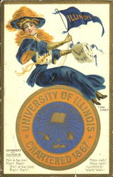 University Of Illinois Postcard