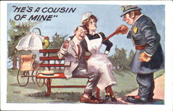 He's A Cousin Of Mine Postcard