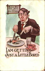 I Am Getting Just A Little Bored Comic, Funny Postcard Postcard