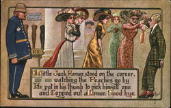 Little Jack Horner Nursery Rhymes Postcard Postcard