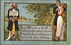 Jack & Jill Nursery Rhymes Postcard Postcard