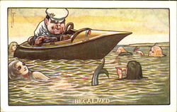 Becalmed - Mermaids Postcard