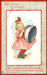 Valentine Greetings E. Curtis Postcard Postcard