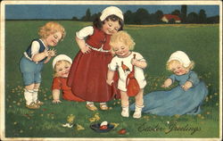 Children With Children Postcard Postcard