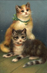 Two Kittens Postcard