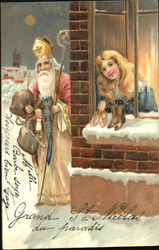 Waiting for Father Christmas Postcard