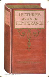 Lectures On Temperance Postcard