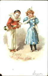 Happy New Year Children Postcard Postcard