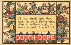 Dutch Dope Dutch Children Postcard Postcard