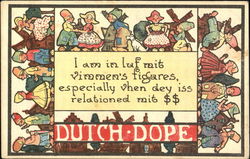 Dutch Dope Dutch Children Postcard Postcard