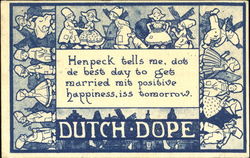 Dutch Dope Dutch Children Postcard Postcard