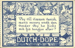 Dutch Dope Dutch Children Postcard Postcard