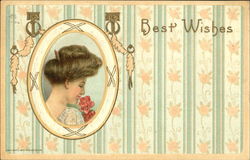 Best Wishes Women Postcard Postcard