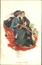 His Latest Chauffeur Women Postcard Postcard