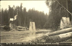 Site Of Laribee Creek Steel Bridge N.W.P.R.R. Keir 900 Postcard