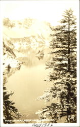 Phantom Ship Crater Lake Postcard