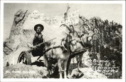 Mt. Rushmore Black Hills, SD Postcard Postcard