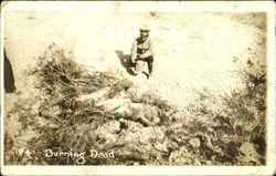 Burning Dead Postcard