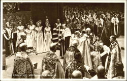 The Crowning Westminster Abbey Postcard