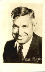 Will Rogers Postcard