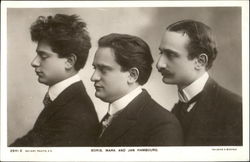 Boris Mark And Jan Hamburg Postcard