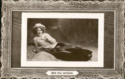 Miss Nina Sevening Actresses Postcard Postcard