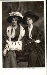 Misses Phyllis & Zena Dare Postcard