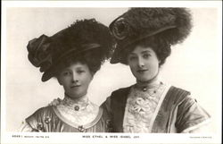 Miss Ethel & Miss Isabel Jay Postcard