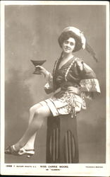 Miss Carrie Moore As Aladdin Postcard