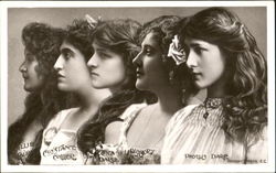 Five English Women Postcard