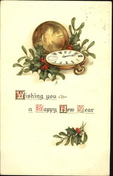 Wishing You A Happy New Year Postcard