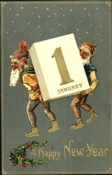 A Happy New Year Postcard