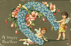 A Happy New Year Postcard