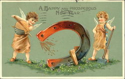 A Happy And Prosperous New Year Postcard