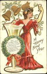 A Happy New Year Postcard