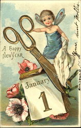 A Happy New Year Postcard