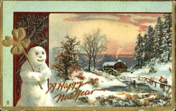 A Happy New Year Postcard