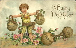 A Happy New Year Postcard